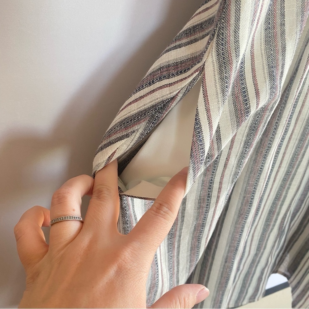 BCBGeneration Striped Mini Dress‎ - open back - Picture 4 of 8